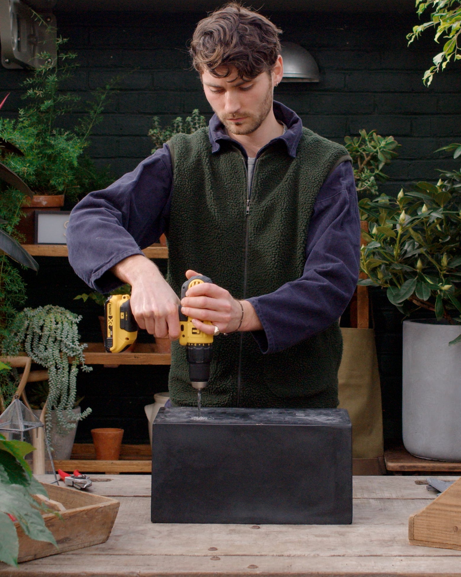 How to drill drainage holes in your pots Soto Gardens