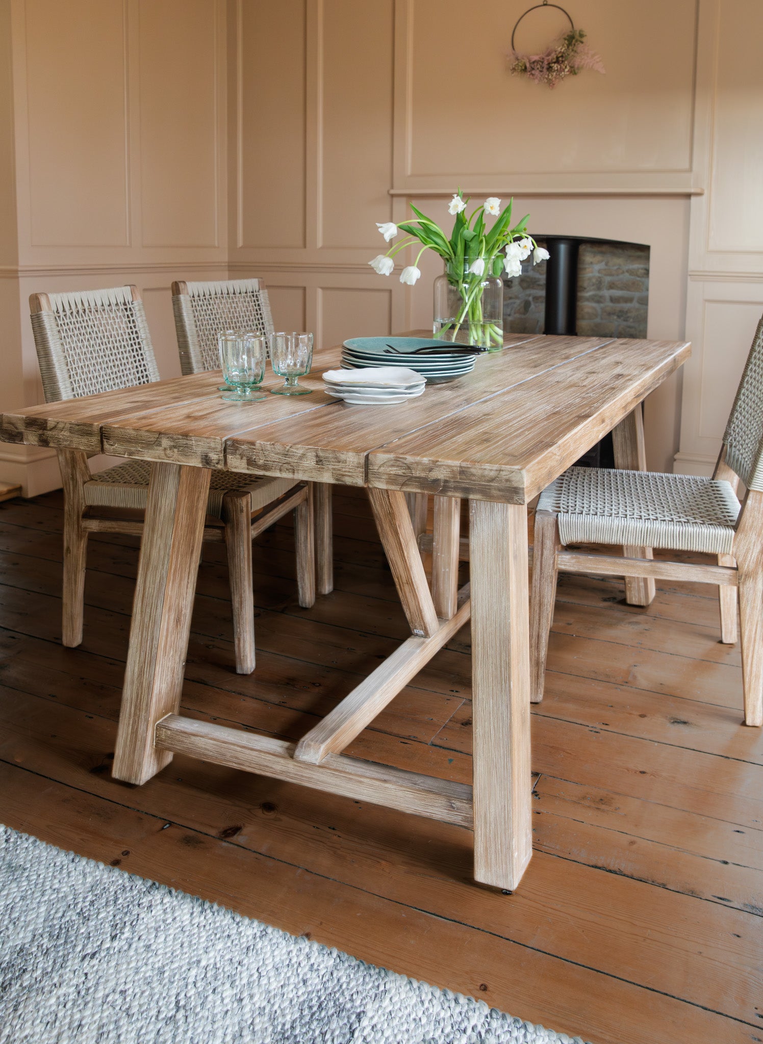 Chilford Solid Wood Dining Table (Small) – Soto Gardens