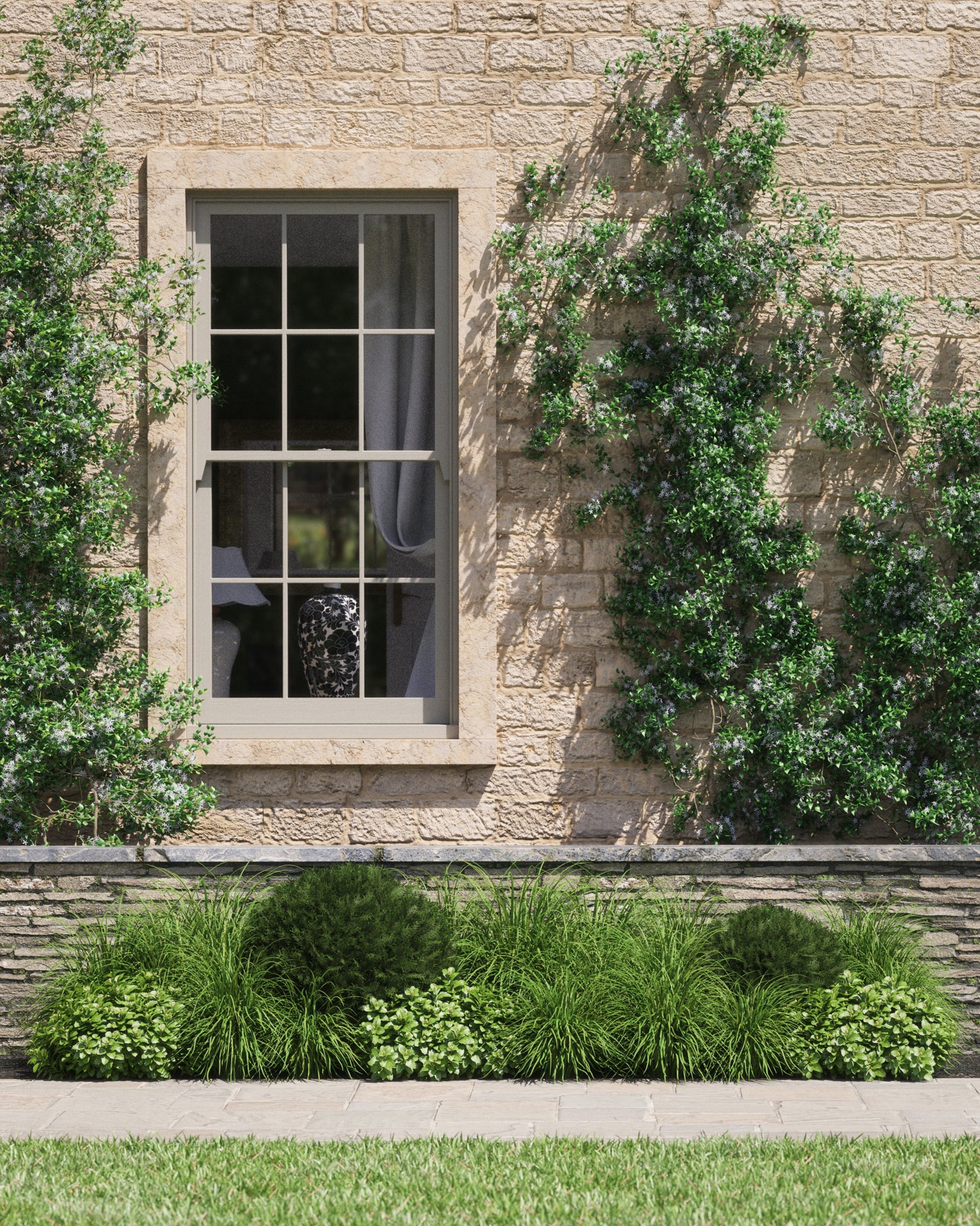 Soto Evergreen Border Sunny Narrow Soto Gardens