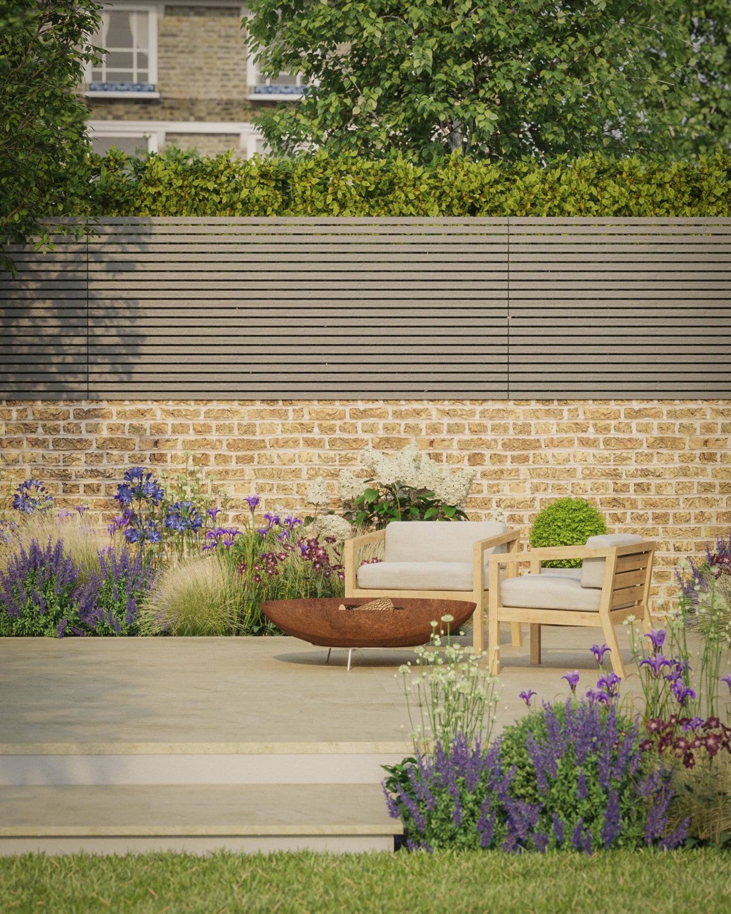 Soto House Border Partial Wide Soto Gardens